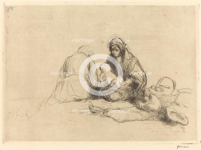 The Rest on the Flight into Egypt, 1909. Creator: Jean Louis Forain.