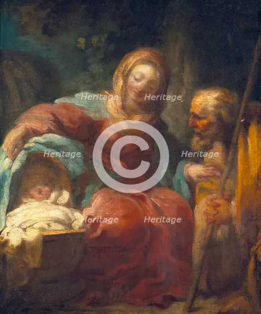 The Rest on the Flight into Egypt, mid-18th-early 19th century. Creator: Jean-Honore Fragonard.