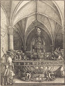 The Rest on the Flight into Egypt at a Fountain, c. 1512/1515. Creator: Albrecht Altdorfer