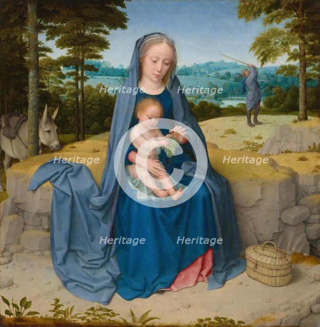 The Rest on the Flight into Egypt, c. 1510. Creator: Gerard David.