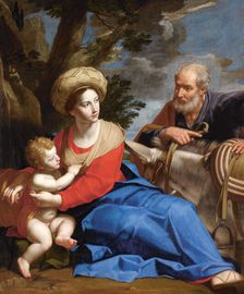 The Rest on the Flight into Egypt, c. 1640. Creator: Desubleo, Michele (1601/02-1676)