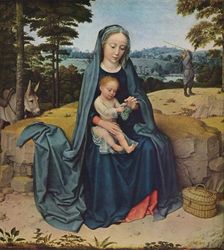 The Rest on the Flight into Egypt c1510. Artist: Gerard David