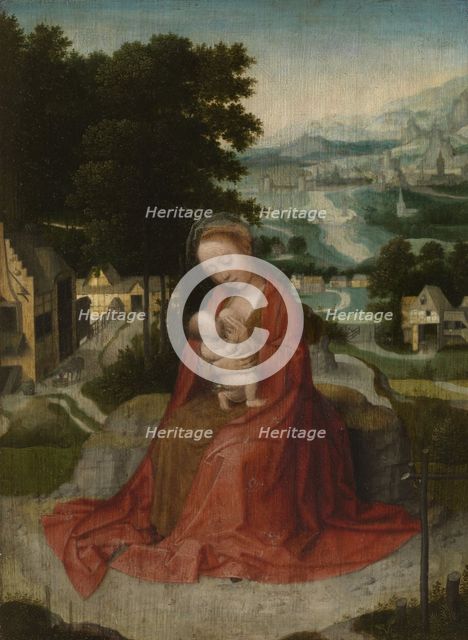 The Rest on the Flight into Egypt, c1520-1530. Creator: Isenbrant, Adriaen (1490-1551).