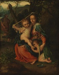 The Rest on the Flight into Egypt, c1535-1535. Creator: Giorgio Gandini