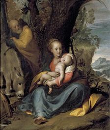 The Rest on the Flight into Egypt, c1598-1600. Artist: Giovanni Battista Crespi