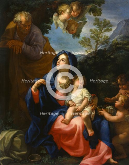 The Rest on the Flight into Egypt, c1720-1730. Creator: Giovanni Odazzi.