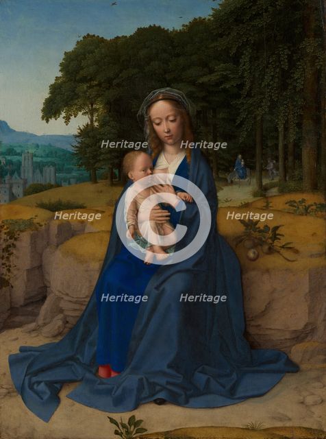 The Rest on the Flight into Egypt, ca. 1512-15. Creator: Gerard David.