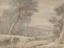 The Rest on the Flight into Egypt, late 17th century. Creator: Claude Lorrain