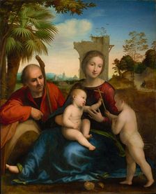 The Rest on the Flight into Egypt with Saint John the Baptist, about 1509. Creator: Fra Bartolomeo