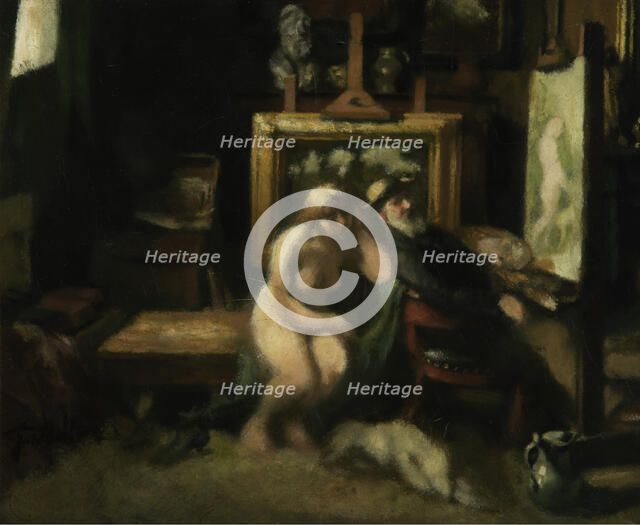 The Rest of Diana, c1880s. Creator: Jan Stobbaerts.