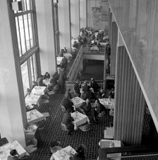 The restaurant, Royal Festival Hall, London, 1951-1962. Artist: Eric de Maré