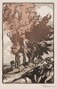 The Resting Place, 1904. Creator: Auguste Louis Lepère (French, 1849-1918)