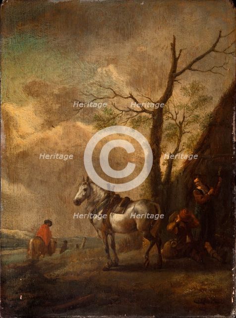 The Resting Place, c1645-1647. Creator: Philip Wouverman.
