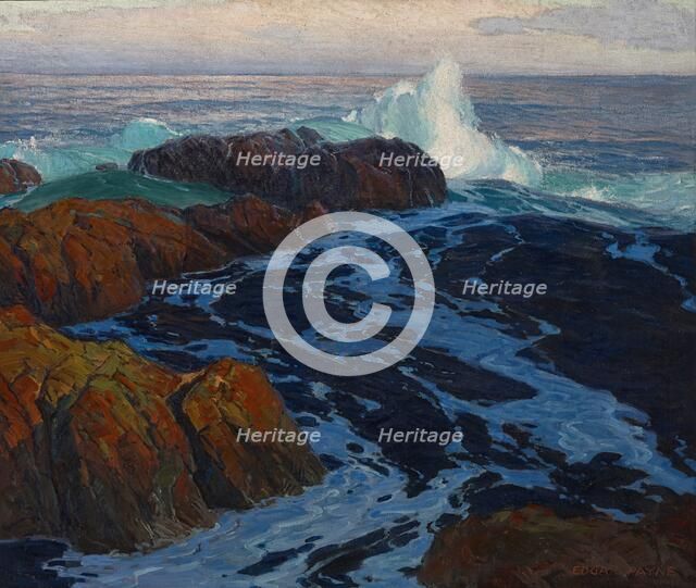 The Restless Sea, 1916. Creator: Edgar Alwin Payne.