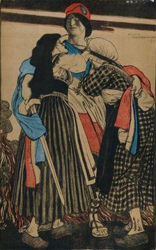 The Restoration of Alsace-Lorraine To France 1917. Artist: Maurice Greiffenhagen