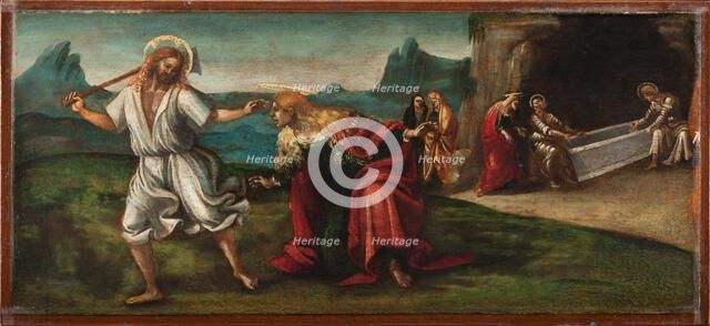 The Resurrected Christ Appearing to St. Magdalene, c1514. Creator: Luca Signorelli.