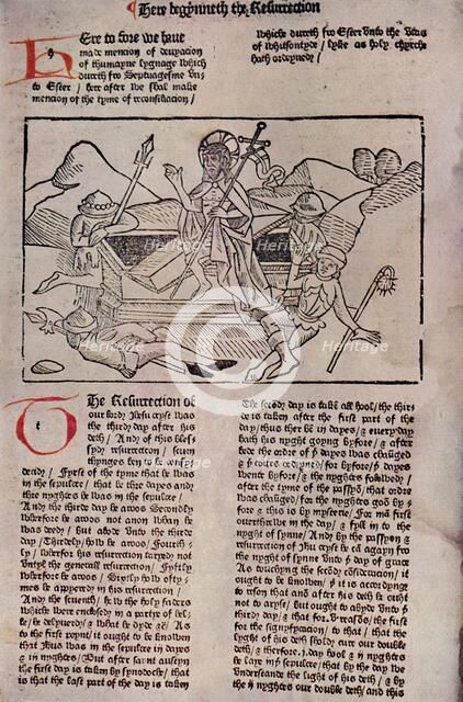 'The Resurrection', 1483, (1947). Creator: Unknown.