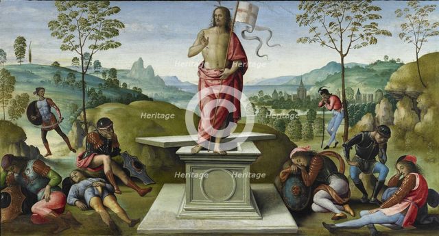 The Resurrection, 1496-1500. Artist: Perugino (ca. 1450-1523)