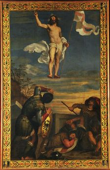The Resurrection, 1542-1543. Creator: Titian (1488-1576)