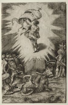 The Resurrection, 1561. Creator: Giulio Bonasone (Italian, c. 1510-aft 1576)