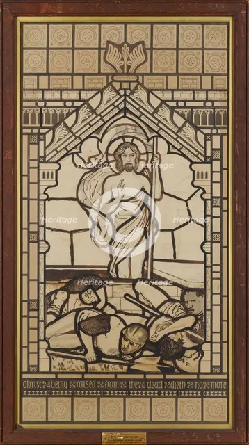 The Resurrection, 1861-2. Creator: Sir Edward Coley Burne-Jones.
