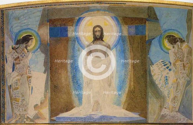 The Resurrection (Triptych), 1887. Artist: Vrubel, Mikhail Alexandrovich (1856-1910)