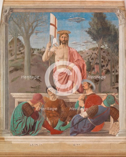 The Resurrection (After restoration), ca 1460.
