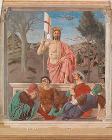 The Resurrection (After restoration), ca 1460