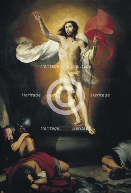 The Resurrection. Artist: Murillo, Bartolomé Estebàn (1617-1682)