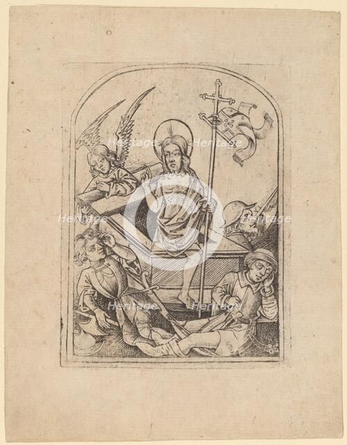 The Resurrection, c. 1470/1475. Creator: Master of the Boccaccio Illustrations.