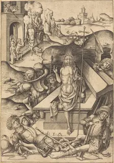 The Resurrection, c. 1480. Creator: Israhel van Meckenem