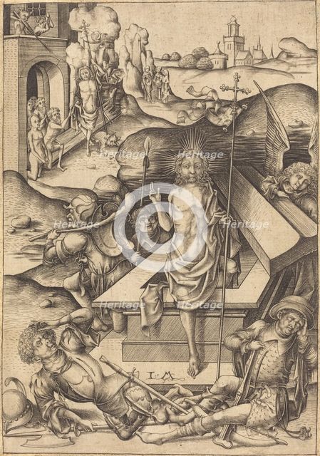 The Resurrection, c. 1480. Creator: Israhel van Meckenem.