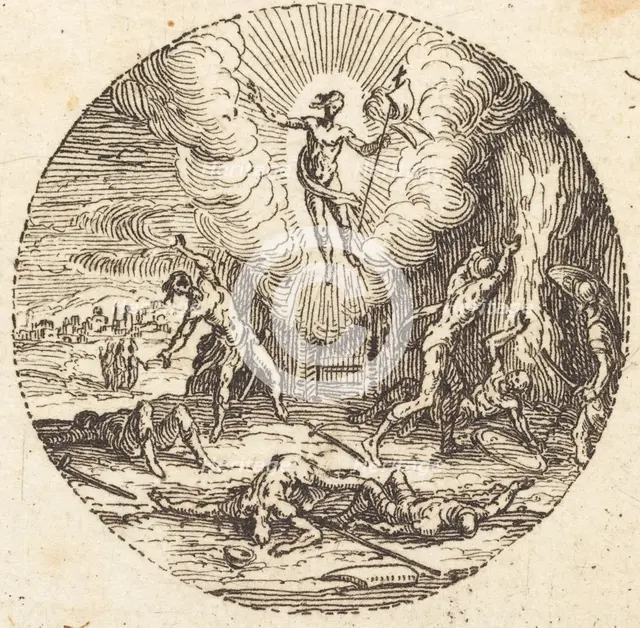 The Resurrection, c. 1631. Creator: Jacques Callot.