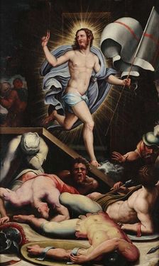 The Resurrection, c1545. Creator: Raffaellino del Colle (1490-1566)