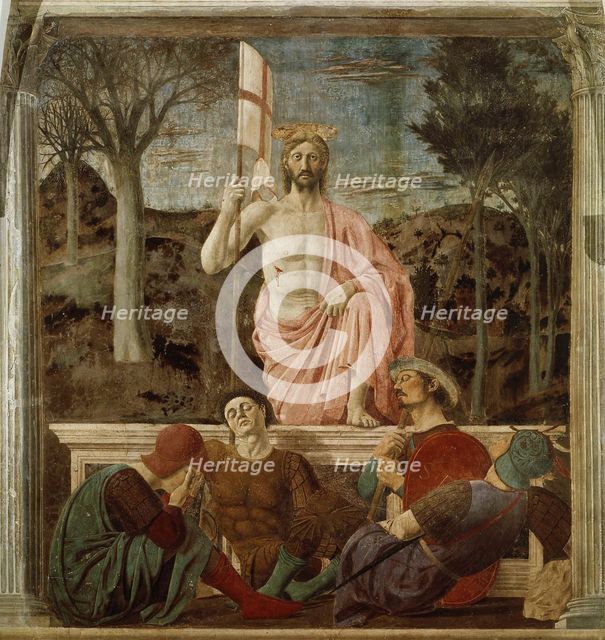 The Resurrection, ca 1460. Artist: Piero della Francesca (ca 1415-1492)