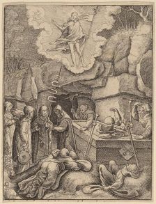 The Resurrection. Creator: Wenceslaus Hollar