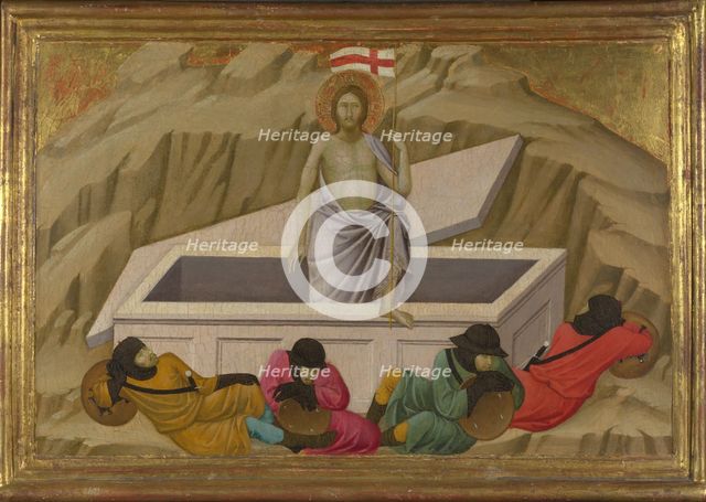The Resurrection (From the Basilica of Santa Croce, Florence), c. 1324-1325. Artist: Ugolino di Nerio (ca 1280-1349)