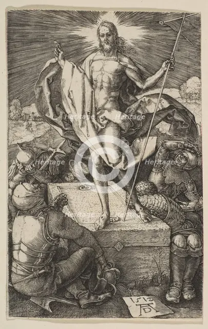 The Resurrection, from The Passion, 1512. Creator: Albrecht Durer.