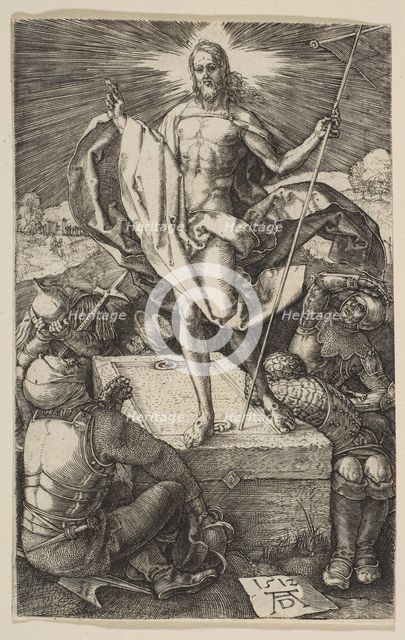 The Resurrection, from The Passion, 1512. Creator: Albrecht Durer.