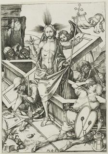 The Resurrection, from The Passion, c. 1470–75. Creator: Martin Schongauer