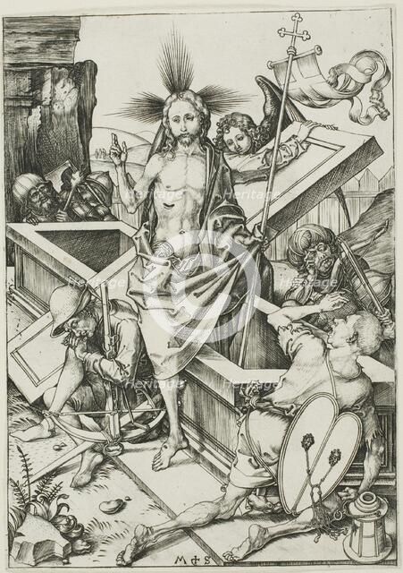 The Resurrection, from The Passion, c. 1470–75. Creator: Martin Schongauer.