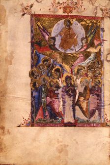 The Resurrection (Manuscript illumination from the Matenadaran Gospel), 1287