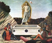 The Resurrection mid 15th century, (1930).Artist: Andrea del Castagno
