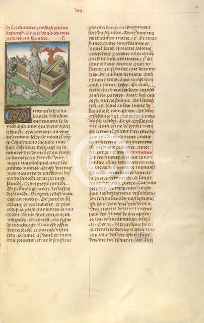 The Resurrection; Miroir Historial, about 1475. Creator: Unknown.