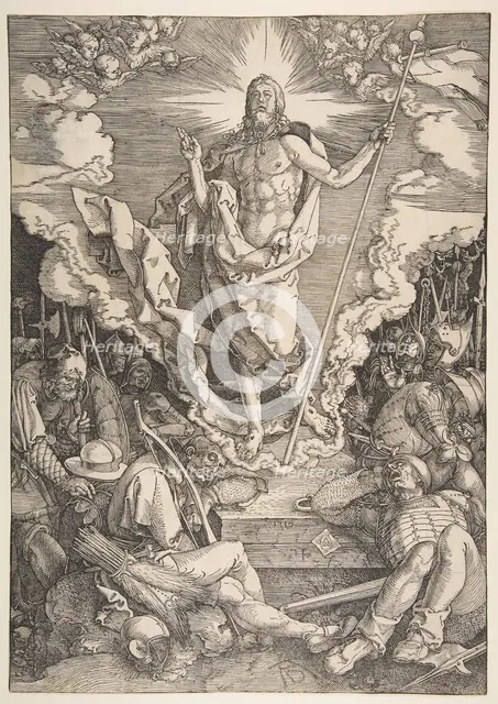 The Resurrection.n.d. Creator: Albrecht Durer.