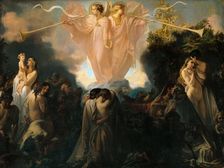 The Resurrection of the Dead, 1870. Creator: Mottez, Victor-Louis (1809-1897)