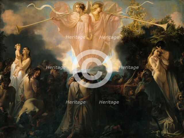 The Resurrection of the Dead, 1870. Creator: Mottez, Victor-Louis (1809-1897).