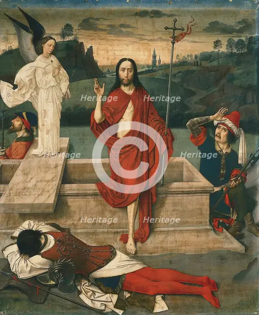 The Resurrection of Christ, 1450s. Creator: Bouts, Dirk (1410/20-1475).