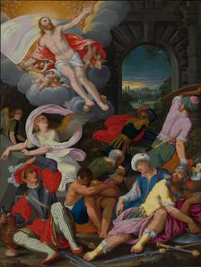 The Resurrection of Christ, 1622. Creator: Johann König (German, 1586-1642)