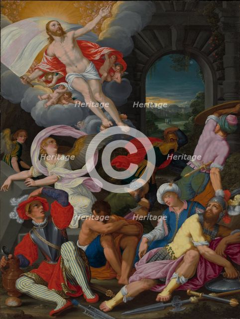 The Resurrection of Christ, 1622. Creator: Johann König (German, 1586-1642).